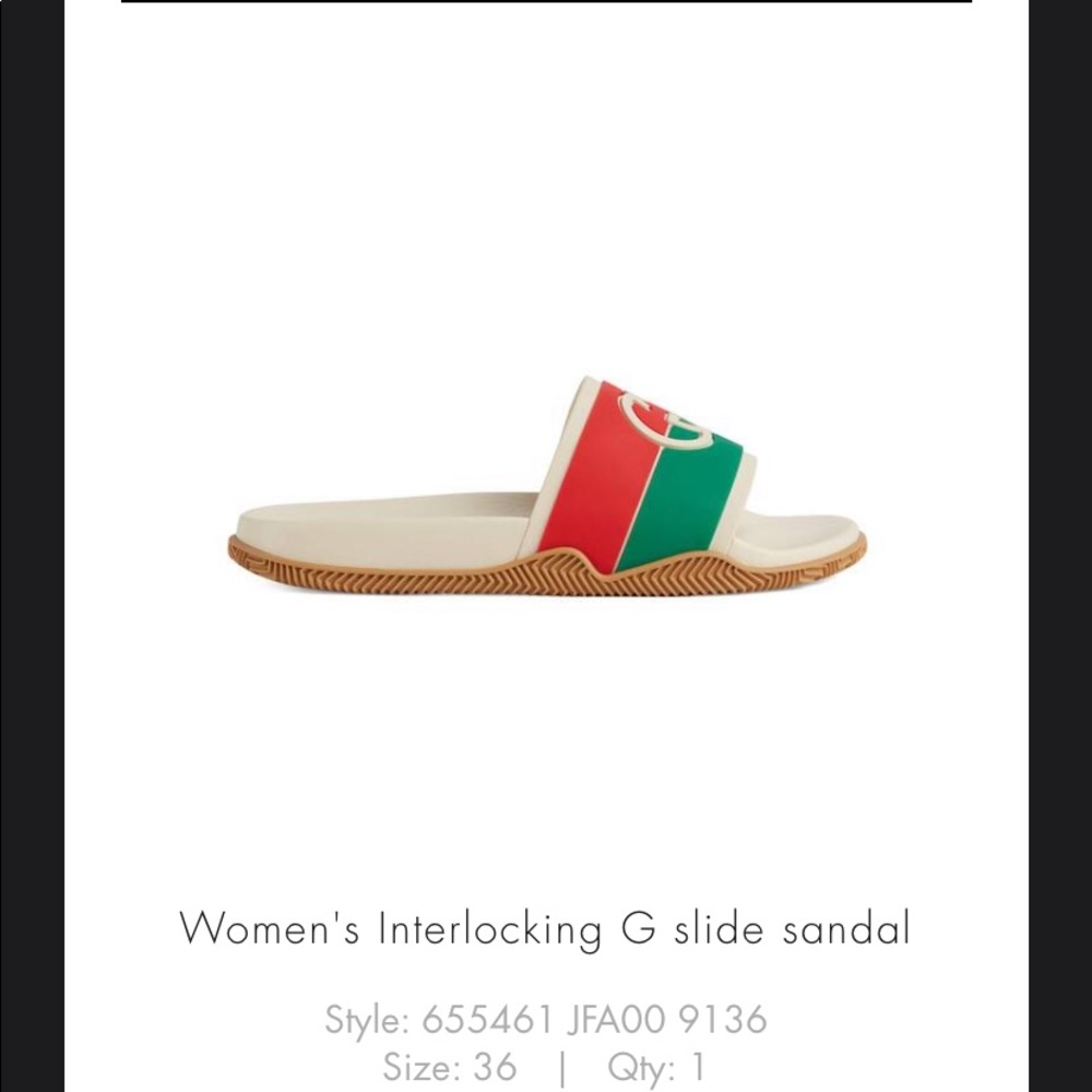 Women Gucci slides